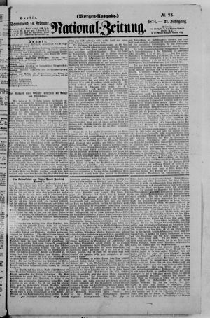 National-Zeitung vom 14.02.1874