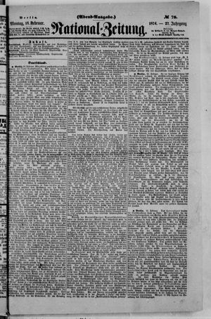 Nationalzeitung vom 16.02.1874