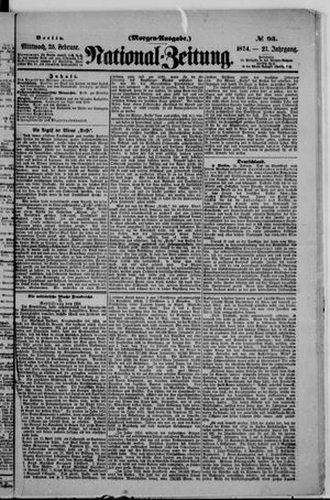 National-Zeitung vom 25.02.1874