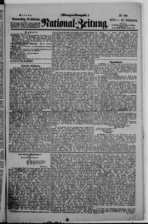 Nationalzeitung on Feb 26, 1874