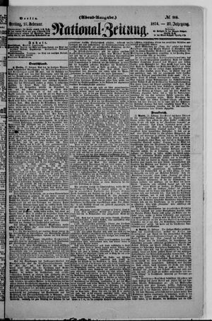 Nationalzeitung vom 27.02.1874