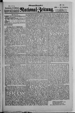 Nationalzeitung on Feb 28, 1874