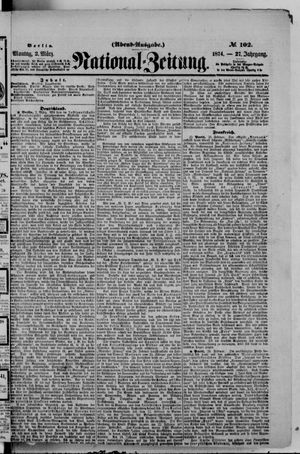 National-Zeitung vom 02.03.1874