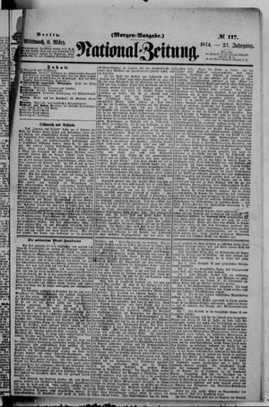 Nationalzeitung vom 11.03.1874