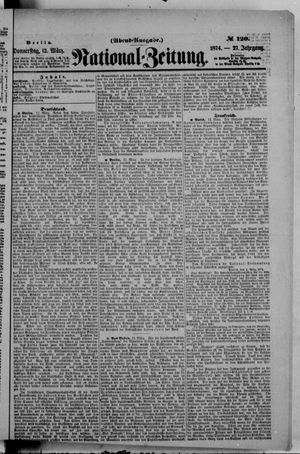National-Zeitung vom 12.03.1874
