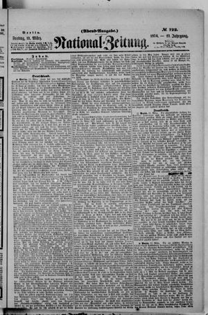 Nationalzeitung vom 13.03.1874