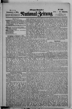 Nationalzeitung vom 14.03.1874