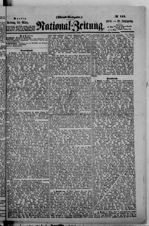 National-Zeitung vom 20.03.1874