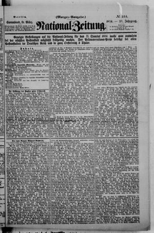 Nationalzeitung vom 21.03.1874