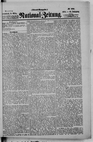 Nationalzeitung vom 21.03.1874