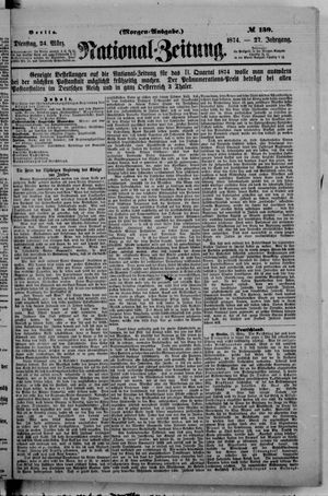 Nationalzeitung vom 24.03.1874