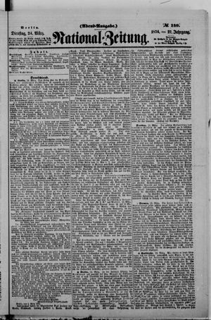 Nationalzeitung vom 24.03.1874