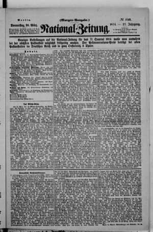 Nationalzeitung on Mar 26, 1874