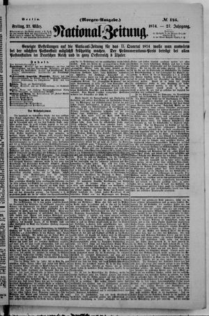 Nationalzeitung vom 27.03.1874