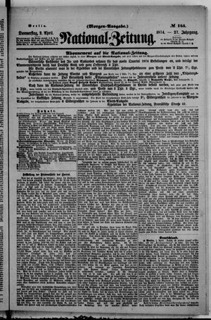 National-Zeitung vom 02.04.1874