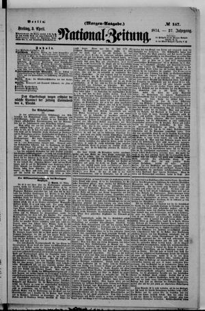 Nationalzeitung vom 03.04.1874