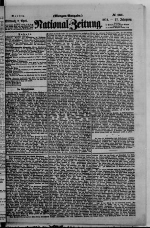 National-Zeitung vom 08.04.1874