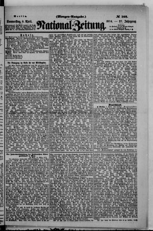 Nationalzeitung vom 09.04.1874
