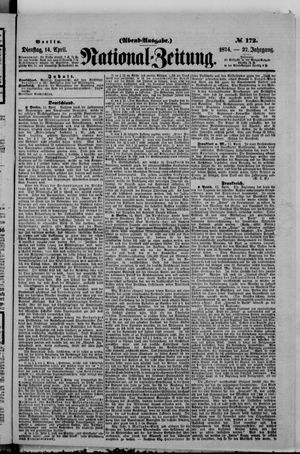 National-Zeitung vom 14.04.1874