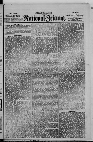 Nationalzeitung vom 15.04.1874