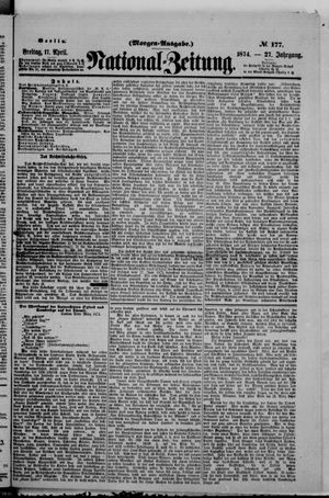 Nationalzeitung vom 17.04.1874