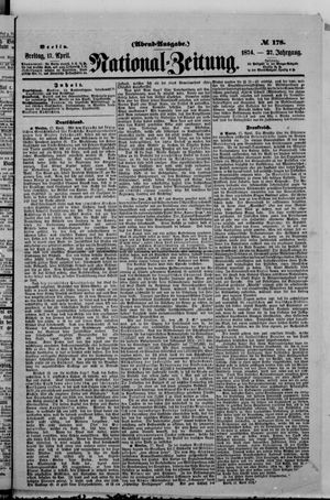 Nationalzeitung vom 17.04.1874