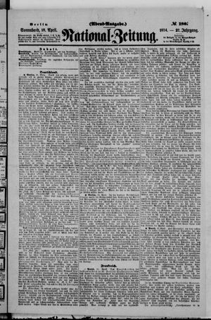 National-Zeitung vom 18.04.1874