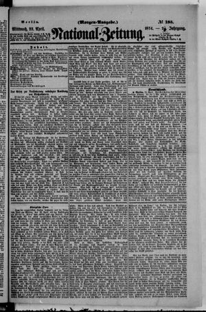 National-Zeitung vom 22.04.1874