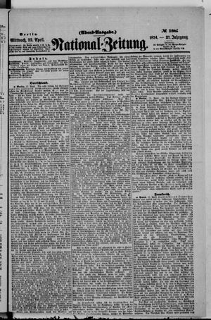National-Zeitung vom 22.04.1874