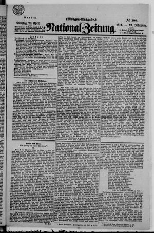 National-Zeitung vom 28.04.1874