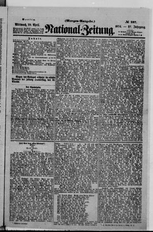 National-Zeitung vom 29.04.1874