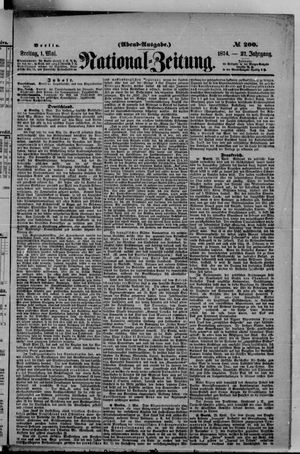 National-Zeitung vom 01.05.1874