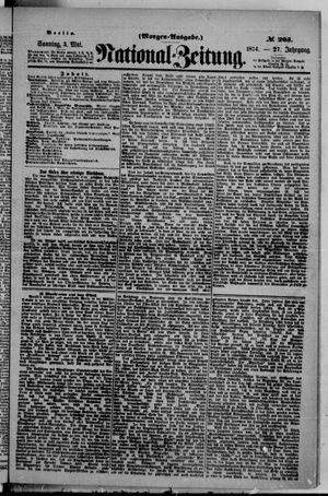 National-Zeitung vom 03.05.1874