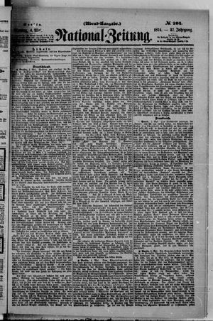 Nationalzeitung vom 04.05.1874