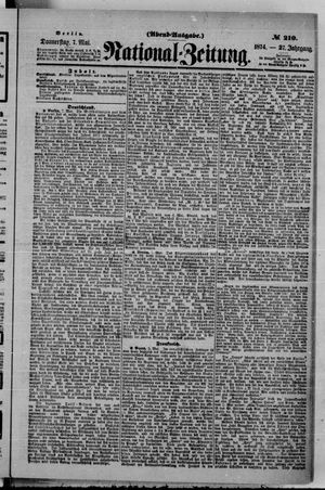 Nationalzeitung vom 07.05.1874