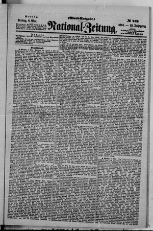 Nationalzeitung vom 08.05.1874