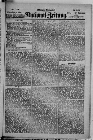 Nationalzeitung vom 09.05.1874