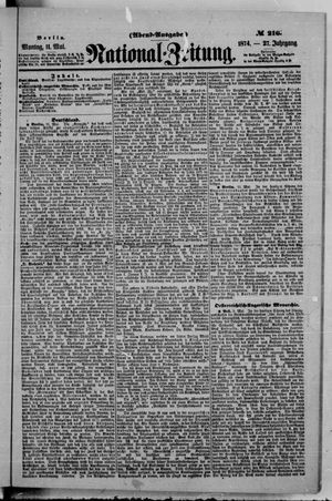 Nationalzeitung vom 11.05.1874