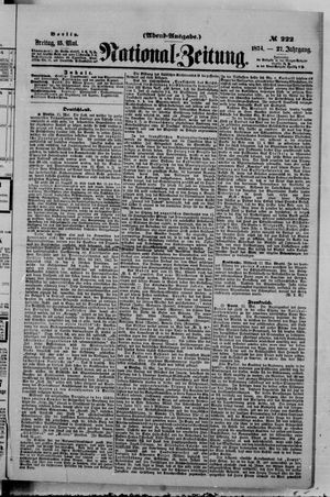 Nationalzeitung vom 15.05.1874