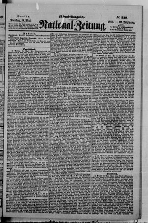 Nationalzeitung vom 19.05.1874