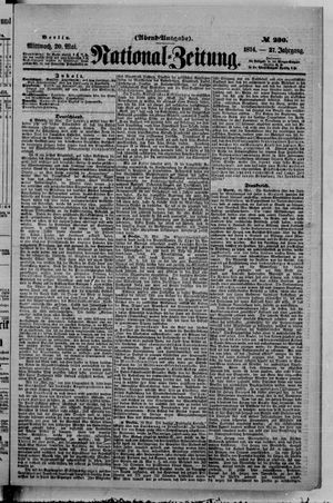 Nationalzeitung vom 20.05.1874