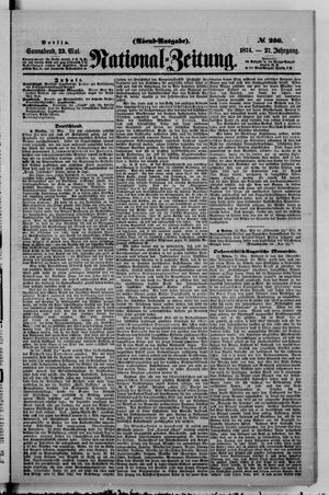 National-Zeitung vom 23.05.1874