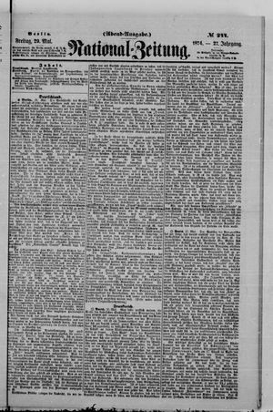 Nationalzeitung vom 29.05.1874