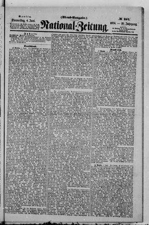 National-Zeitung vom 04.06.1874