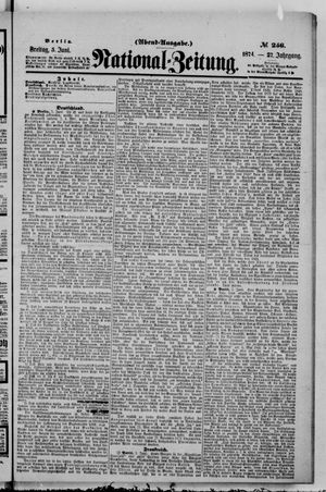 Nationalzeitung vom 05.06.1874
