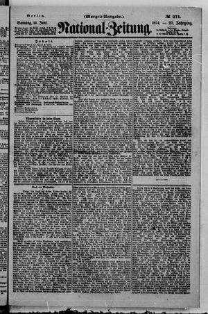 Nationalzeitung vom 14.06.1874