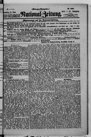 Nationalzeitung vom 21.06.1874
