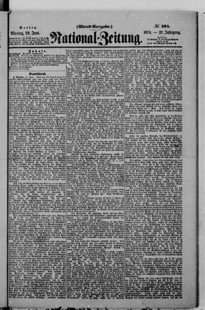 National-Zeitung vom 22.06.1874