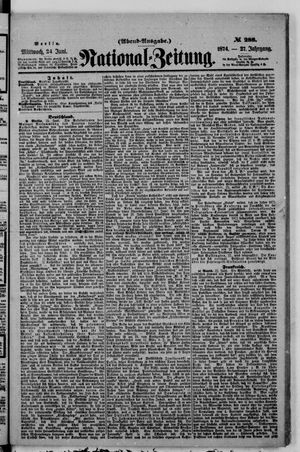 National-Zeitung vom 24.06.1874