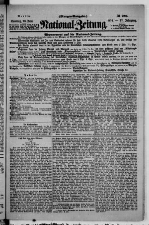National-Zeitung vom 28.06.1874